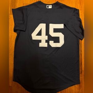 Nike 100% Authentic Yankees Gerrit Cole Nike Navy Alternate Player Jersey Size M